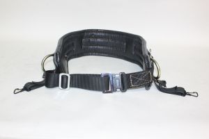 Leather Gut Strap with 2 Small D-Rings fall protection equipment