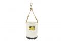 9 X 12 white canvas tool bucket