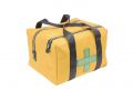 Green Cross Yellow Canvas Bag